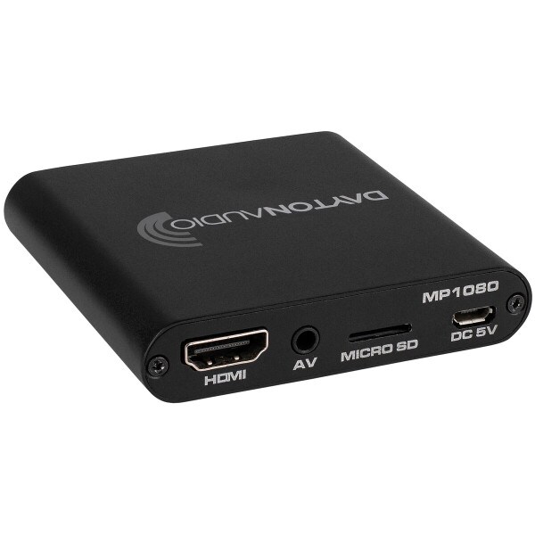 Main product image for Dayton Audio MP1080 HD 1080P Portable Media Player F 181-820